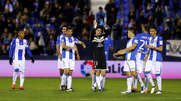 Serantes con el Leganés