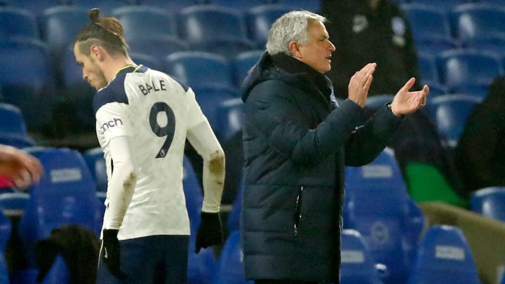 Jose Mourinho y Gareth Bale.