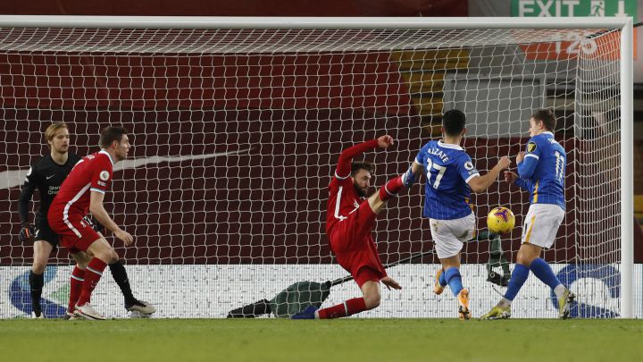 Liverpool - Brighton en directo: Premier League, en vivo