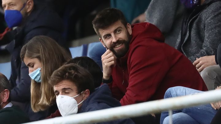Gerard Piqué, jugador del Barcelona y máximo accionista del Andorra, en la ciudad deportiva del Espanyol.