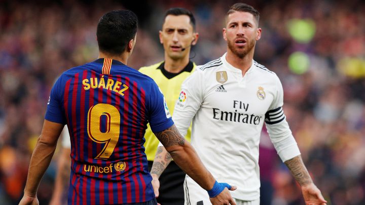 Luis Suárez y Sergio Ramos