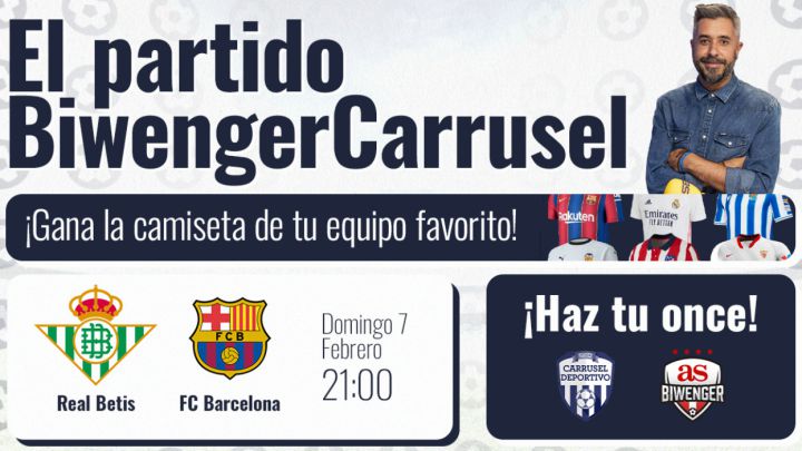 ¡Este domingo gana la camiseta de tu equipo con El Partido Biwenger Carrusel!