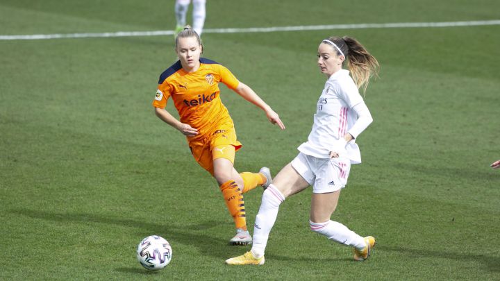 Asllani, jugadora del Real Madrid.