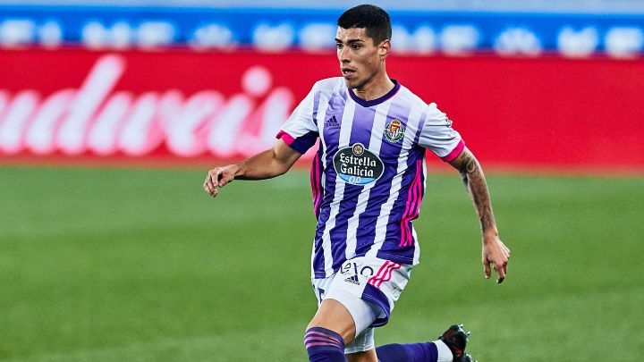 Lucas Olaza, el séptimo lateral titular del Pucela
