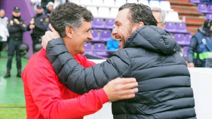 Mendilibar y Sergio González, dos técnicos históricos en el Real Valladolid.