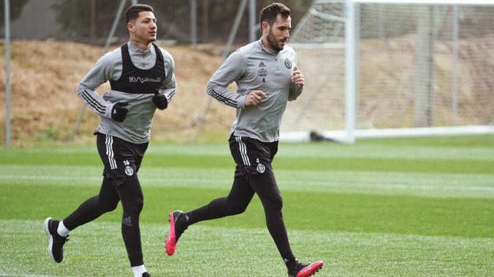Marcos André y Kiko Olivas volvieron a pisar los Anexos del José Zorrilla. Real Valladolid.