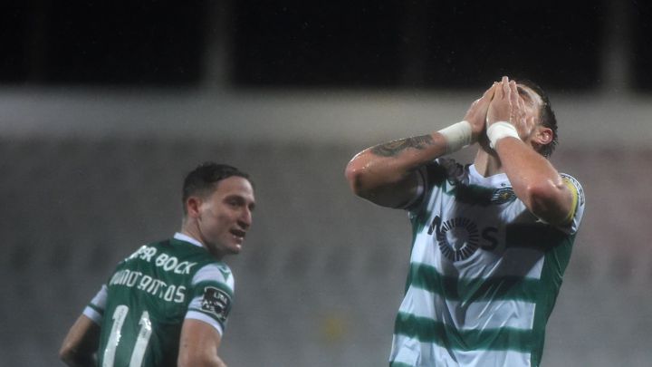 El defensor uruguayo fue el protagonista en la remontada del Sporting en los minutos finales. Hubo un recuerdo para su amigo recién fallecido.