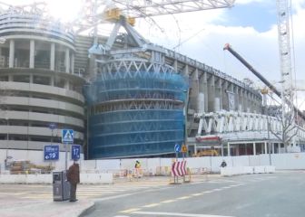 Una vuelta entera a un Bernabéu que avanza a buen ritmo: atentos a las nuevas torres