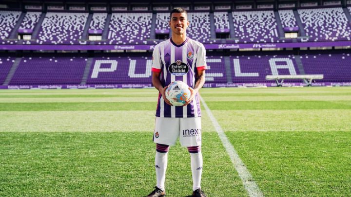 Lucas Olaza, jugador del Real Valladolid.