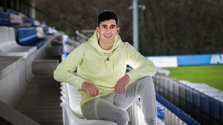Diego Villares, posando para AS en Abegondo.