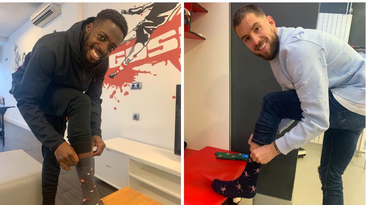 Williams e Íñigo Martínez protagonizan una campaña solidaria contra el cáncer infantil.