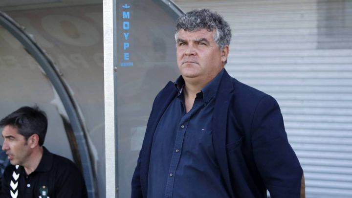 Onésimo Sánchez, durante sue etapa como entrenador del Toledo.
