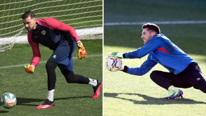 Dimitrievski y Luca se alternan en la portería rayista.
