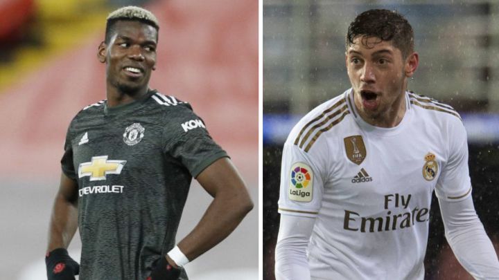 Pogba y Valverde.