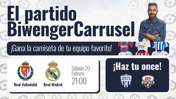 ¡Gana la camiseta de tu equipo con El Partido Biwenger Carrusel!