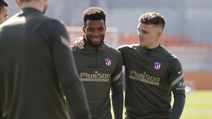 Lemar, de nuevo entrenándose con el Atlético.