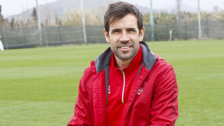 David Albelda atendió a AS en Oliva Nova Golf, donde entrena el Atzeneta.