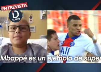 El niño peruano que cumplió el sueño de hablar con Mbappé