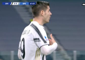 El movimiento de Morata en su gol lo aplaude toda la Juve