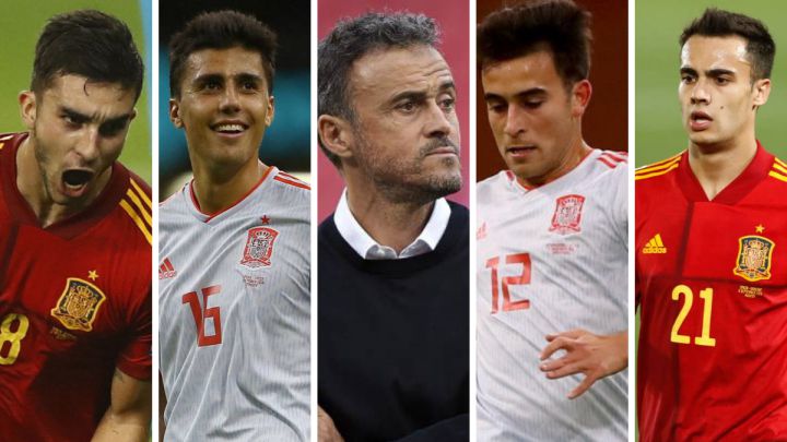 Ferran, Rodri, Luis Enrique, Eric García y Reguilón.