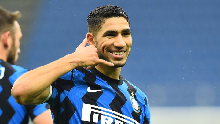 Achraf con el Inter