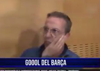 La cara de Soria con el gol de Piqué: Sus críticos lo disfrutan