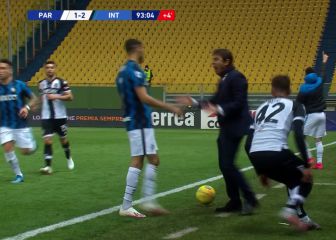 La acción de Achraf en los 93' que desató la locura de Conte