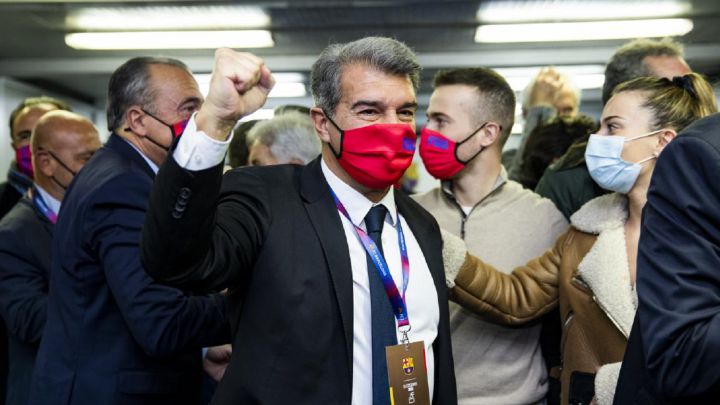 Laporta vuelve al Barcelona con una goleada