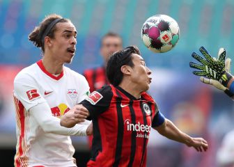 Leipzig y Eintracht reparten puntos