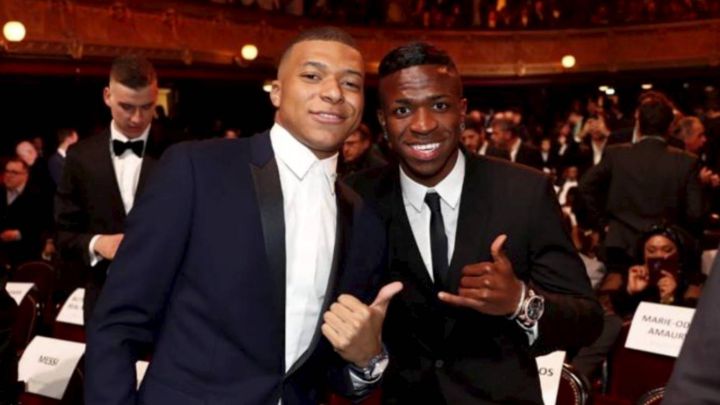 Mbappé y Vinicius.