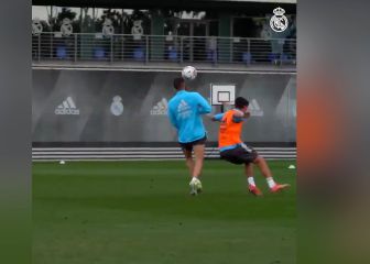 Benzema inventa esta genialidad de regate