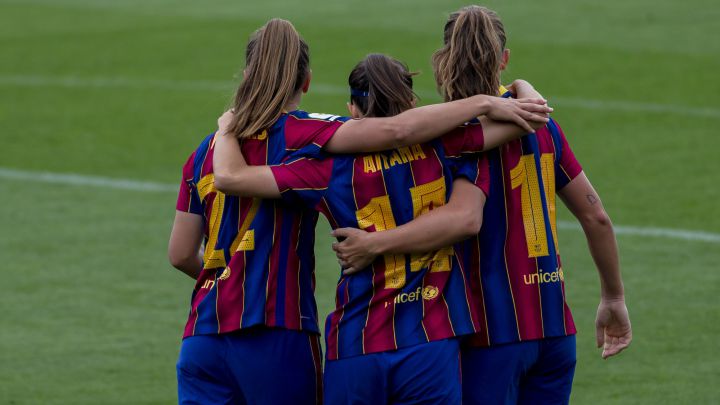 Jugadoras del Barça.
