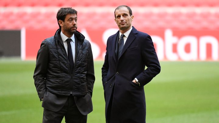 Andrea Agnelli y Massimiliano Allegri.