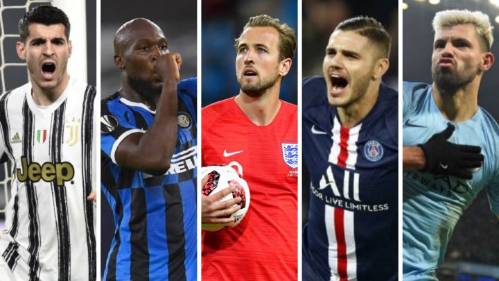 El otro mercado de las estrellas: Morata, Lukaku, Kane, Icardi y Agüero.