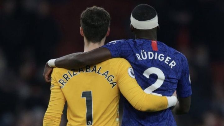 Rüdiger 'hace las paces' con Kepa con una emotiva foto