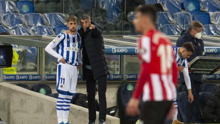 Imanol: "Es un equipo vasco y que gane, pero si pierde deja una plaza más europea"