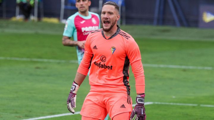 Ledesma, portero del Cádiz.