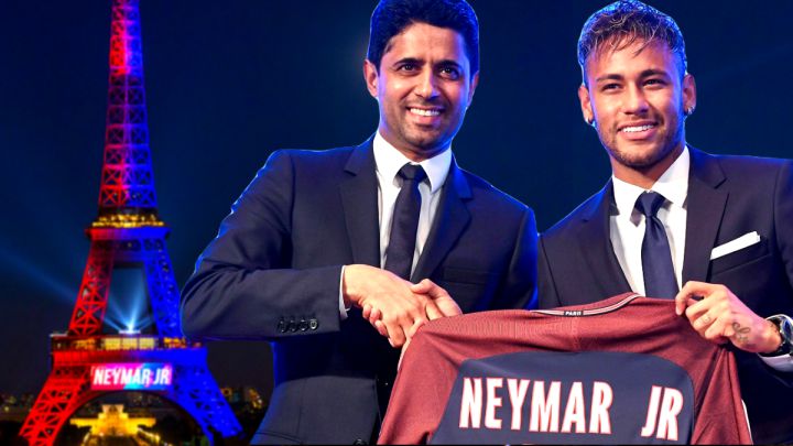 Las peticiones de Neymar a Al Khelaifi en 2017: cadena hotelera, su nombre en la Torre Eiffel...