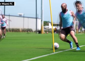 El show de Higuaín en la práctica: su compañero va a soñar con lo que le hizo