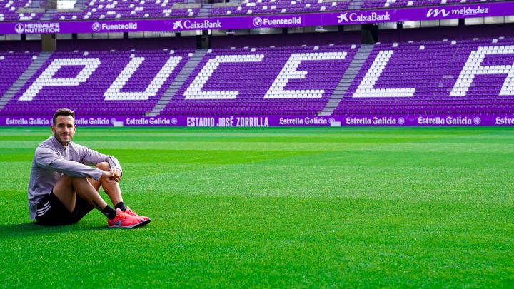 Kiko Olivas, central del Real Valladolid, ya está listo para volver.