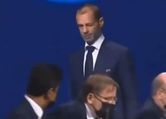 El gesto de Ceferin al presidente del PSG que suma millones de visitas en redes