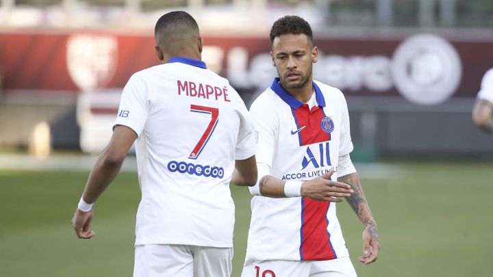Neymar y Mbappé.