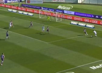La asistencia de Cuadrado y el golazo de Morata ante la Fiore