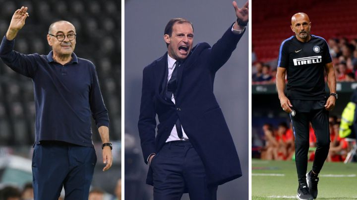 Allegri, Sarri y Spalletti: se avecina revolución en el Calcio