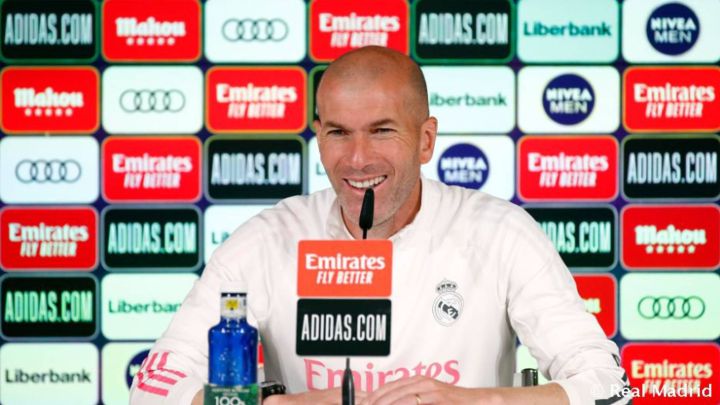 Zidane, en rueda de prensa.