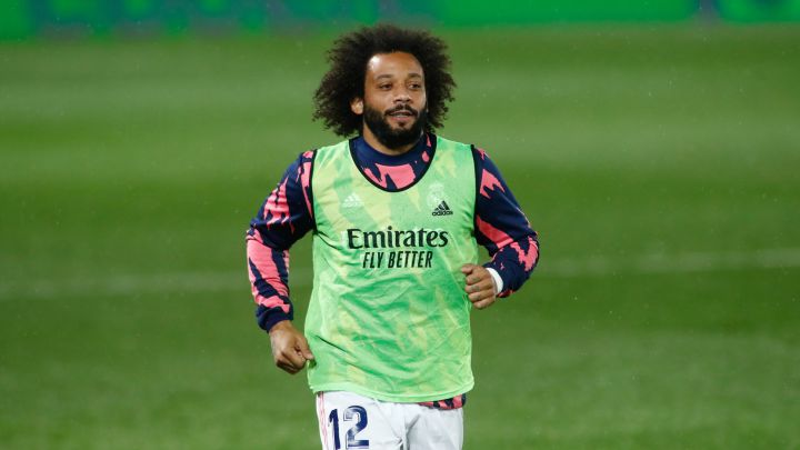 Marcelo, con el Real Madrid.
