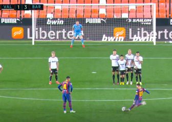 El magistral tiro libre de Lionel Messi y su furiosa celebración