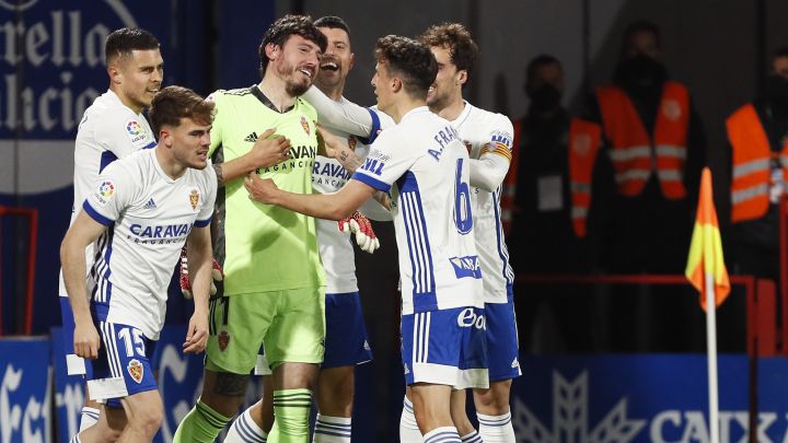 Cristian Álvarez, durante su éxtasis en Lugo.