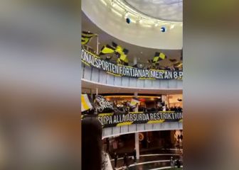 AIK fans protest 'crazy' Swedish government football ban