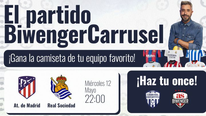 ¡Este miércoles llévate la camiseta de tu equipo gracias a Carrusel y Biwenger!